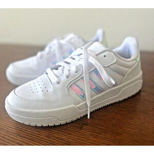 Adidas Neo Entrap Sneakers Women's Size 6.5 Holographic Athletic Shoes FY6017